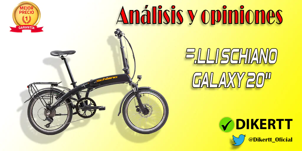 Análisis y opiniones F.lli Schiano Galaxy 20'', Bicicleta Eléctrica Plegable