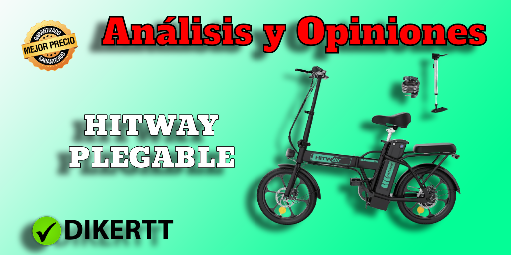 Análisis y opiniones HITWAY Bicicleta eléctrica Ebike Bicicletas urbanas Plegables