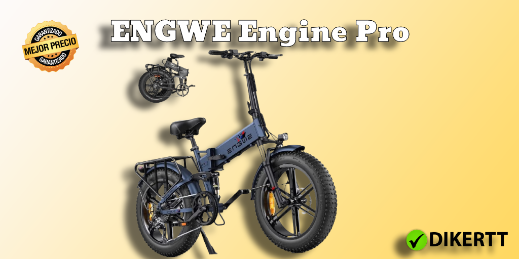 Análisis y opiniones ENGWE Engine Pro Bicicleta Electrica Plegable | 20'' * 4.0"