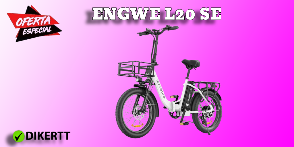 Análisis y opiniones ENGWE L20 SE - Bicicleta eléctrica Plegable